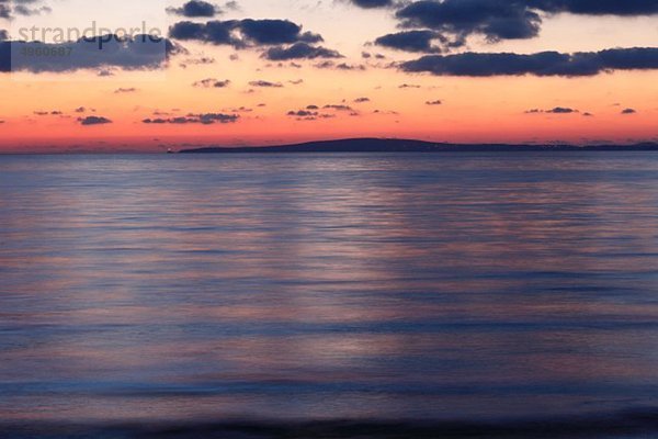 Spanien  Balearen  Mallorca  Blick auf s'arenal am Abend