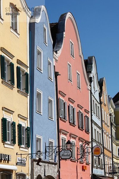 Österreich  Oberösterreich  Innviertel  Schärding  Silberzeile  Außenansicht des Gebäudes