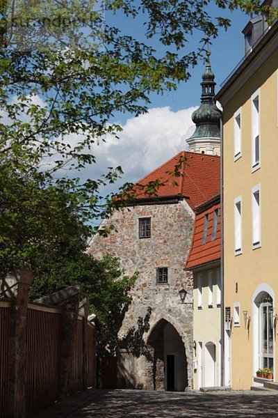 Österreich  Oberösterreich  Schärding  Innviertel  Blick auf das Burgtor