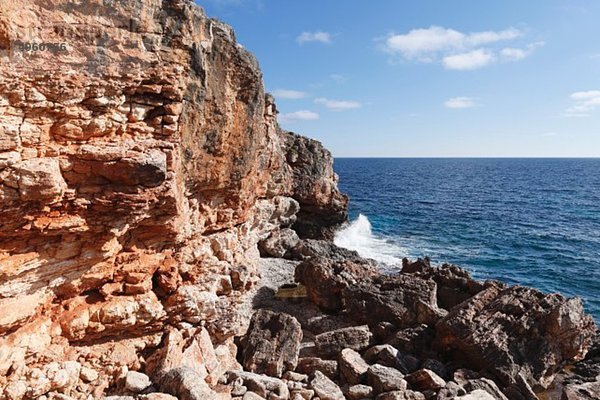 Spanien  Balearen  Mallorca  Santany__  Blick auf das Naturschutzgebiet Mondrago