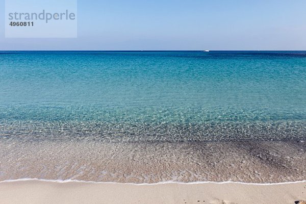 Spanien  Balearen  Mallorca  Cala Torta  bei Arta  Blick auf den Strand