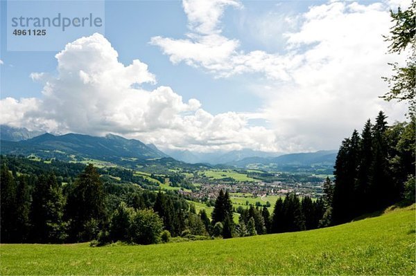 Allgeau  Deutschland  Bayern  Sonthofen  Landschaftsansicht