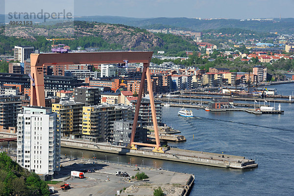 Fischereihafen Fischerhafen Ansicht Luftbild Fernsehantenne