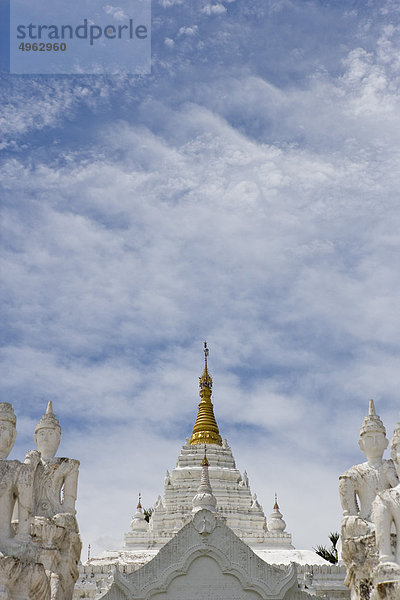 Mingun  Myanmar  Hsinphyumae (Myatheindan) Pagode