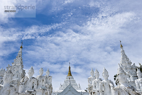 Mingun  Myanmar  Hsinphyumae (Myatheindan) Pagode