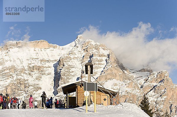 Alta Badia Skipiste Piste Trentino Südtirol Italien