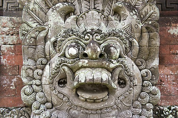 Indonesien  Bali  Batubulan  Tempel detail