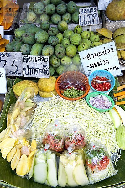 Asien  Thailand  Bangkok  Straßenmarkt