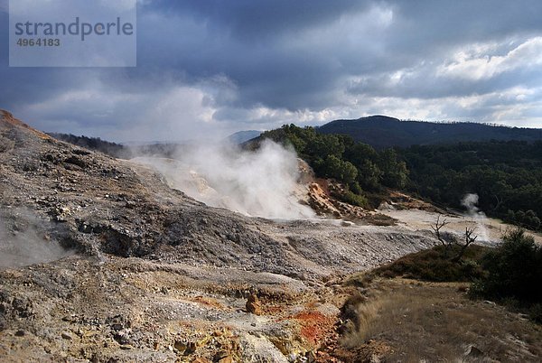 Italien  Toskana  Biancane Park  Fumarole