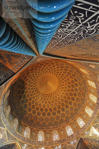 Iran  Isfahan  Sheikh Lotfollah Moschee  Kuppel  UNESCO Weltkulturerbe-Liste