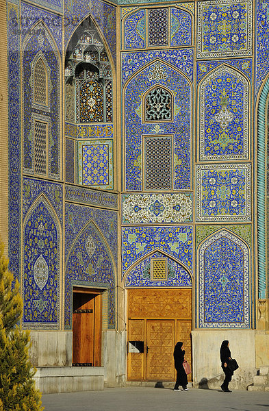 Iran  Isfahan  Sheikh Lotfollah Moschee  Tür  UNESCO Weltkulturerbe-Liste