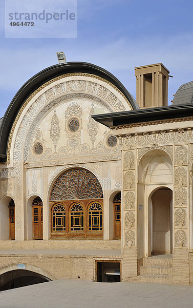 Iran  Kashan  Fin Gärten  Palace