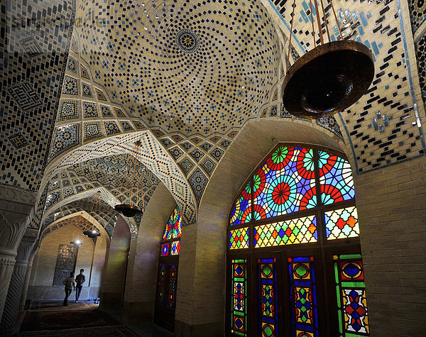 Iran  Shiraz  Nasir al-Mulk Moschee  Decke