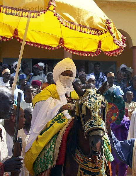 Afrika  Kamerun  Ngaoundere  El-Kebir Opfern fest  die König Mohamadou Hayatou Issa