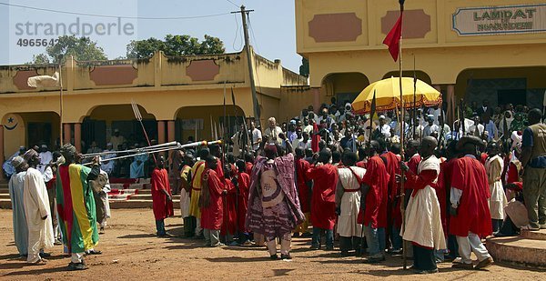 Afrika  Kamerun  Ngaoundere  El-Kebir Opfern fest  die König Mohamadou Hayatou Issa