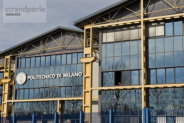 Italien  Lombardei  Mailand  die Fakultät für Ingenieurwissenschaften  Polytechnische Universität  Design-Fakultät in Bovisa