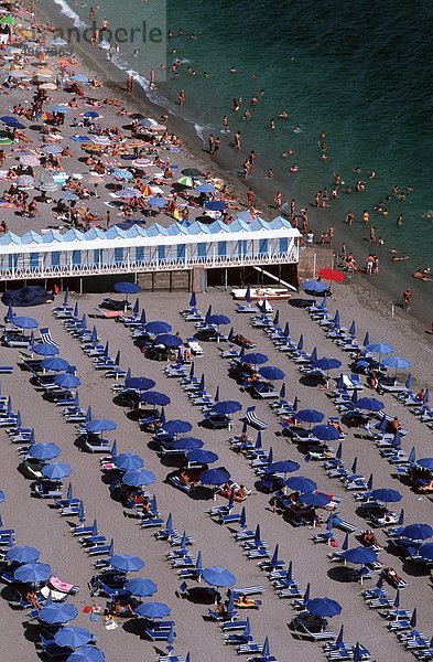 Strand Amalfiküste Kampanien Italien