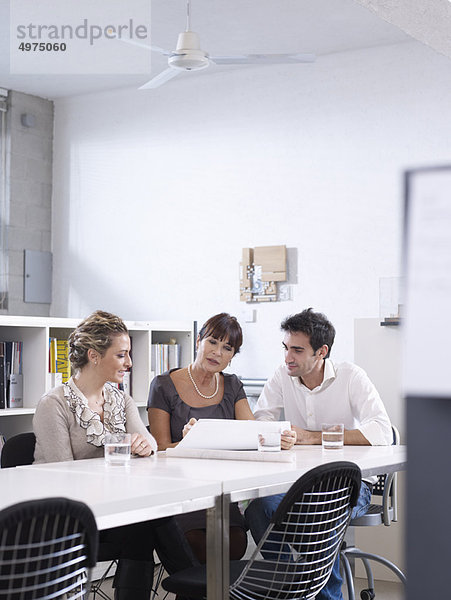 Architekt  Büro  Besuch  Treffen  trifft