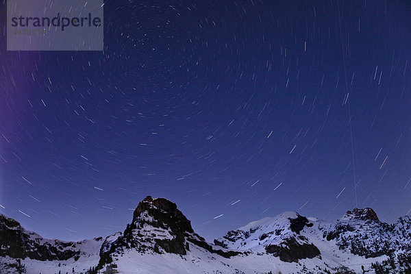 Berg  Nacht  hoch  oben