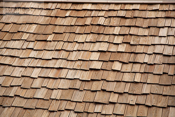 Detail eines Holzdaches