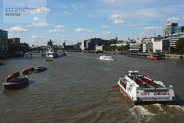 Fluss Themse  London