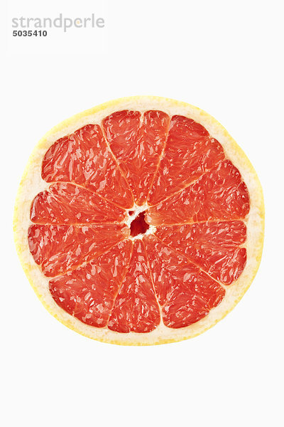 Grapefruit auf weißem Hintergrund