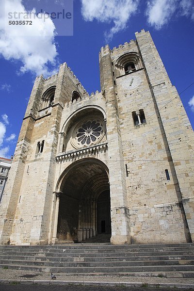 Portugal  Lissabon  Blick auf den Domeingang