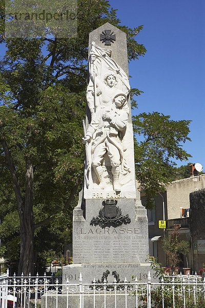 Denkmal  Lagrasse  Aude  Languedoc-Roussillon  Frankreich