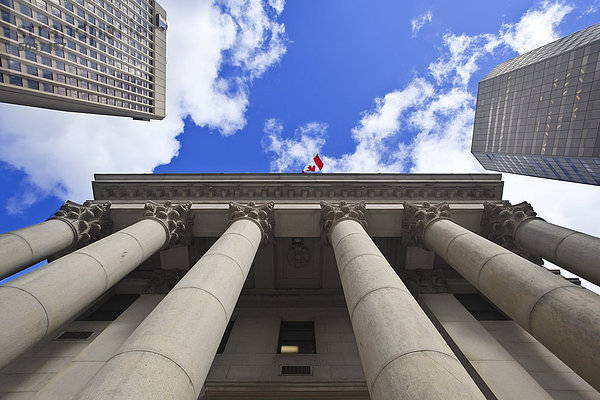 Istoric Bank of Montreal Gebäude  Winnipeg  Manitoba  Kanada