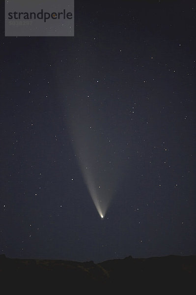 Comet McNaught in die Nacht Himmel  Februar 2007  Patagonien  Argentinien