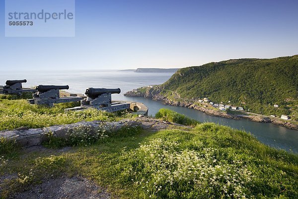 Blick vom Signal Hill  National Historic Site. St. John's  Neufundland  Kanada