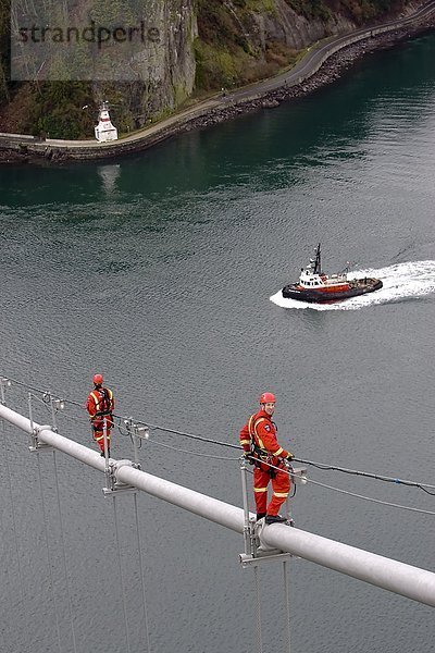 arbeiten Unterstützung Notfall Brücke Eingang üben Kanada Vancouver