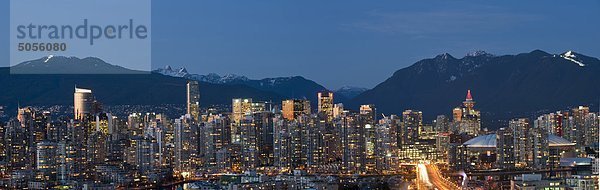 Vancouver  British Columbia  Kanada  panoramische Ansicht der Stadt