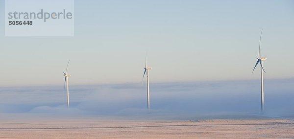 Windturbine Windrad Windräder nahe Süden Festung Alberta Kanada