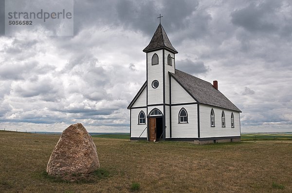 Unbewohnt  ländliche Kirche  südliche Saskatchewan  Kanada.