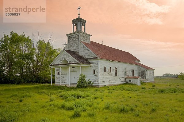 Verlassene Kirche  Courval  Saskatchewan  Kanada.