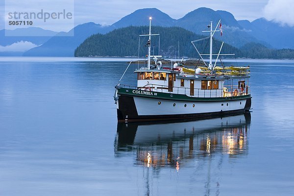 Abend Nacht Wärme Anker werfen ankern Inselgruppe Kanada