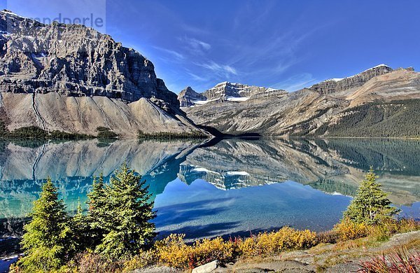 Bow Lake  Crowfoot Berg  Banff-Nationalpark  Alberta  Kanada
