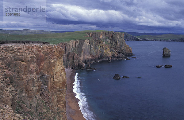 UK  Schottland  Shetland-Inseln  Festland Drongs