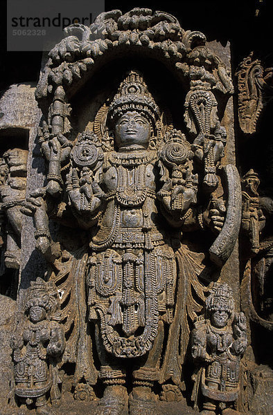 Skulptur von Indien  Karnataka  Mysore  Somnathpur-Tempel