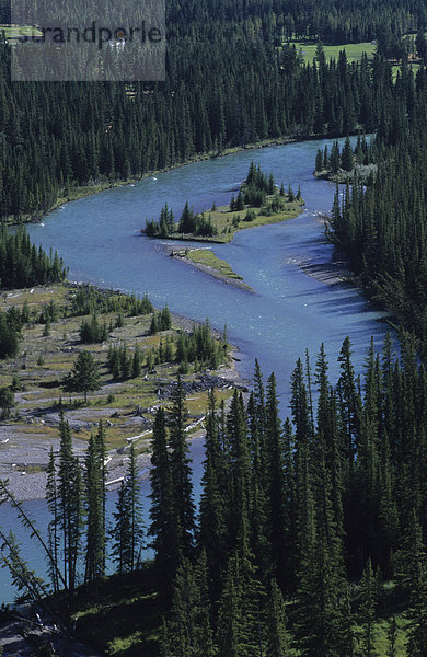 Kanada  Alberta  Rocky Mountains  Banff-Nationalpark  Bow River