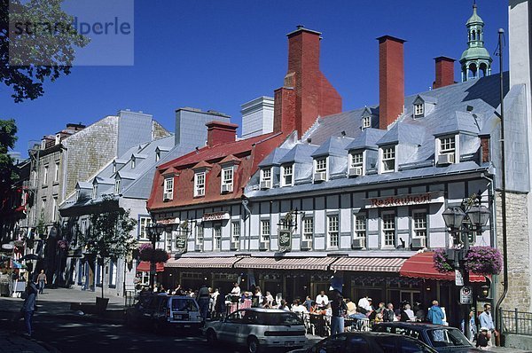 Kanada  Quebec  Quebec City  rue St.Anne in der Höhe-Stadt