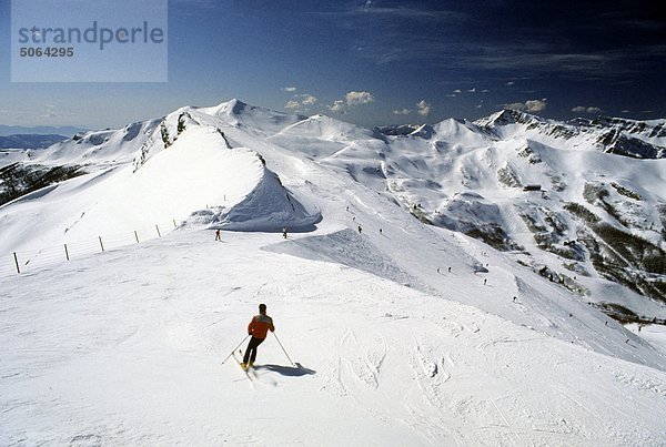 Italien  Toskana  Monte Abetone  Ski-Pisten