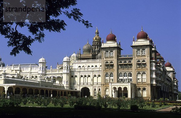 Indien  Karnataka  Mysore. Die Mysore Palast oder die Maharadschas palace