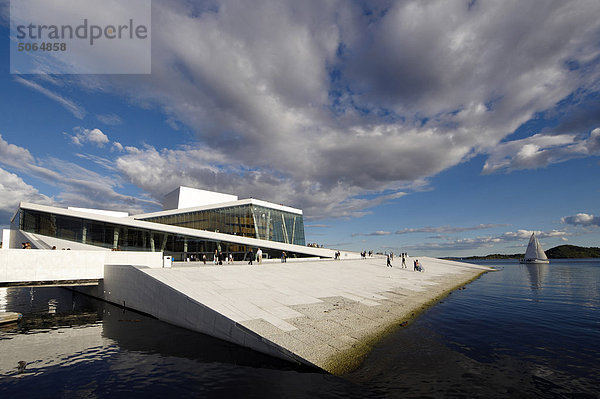 Oslo Hauptstadt Norwegen Opernhaus Oper Opern