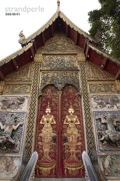 Wat Ket Karam Gate buddhistischen Tempel  Chiang Mai  Thailand