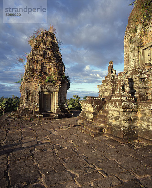 Oberen Terrasse Pre Rup Tempel  Jahrhundert  Angkor  Kambodscha