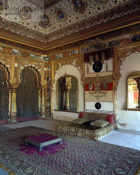 Thronsaal  Jodhpur Palast  Rajastan  Indien