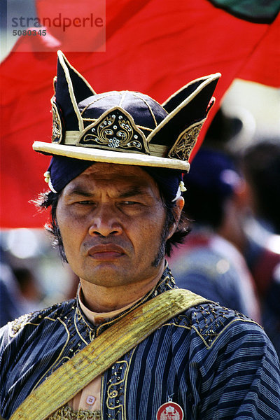 Wache des Sultans von Yogyakarta  Java  Indonesien.