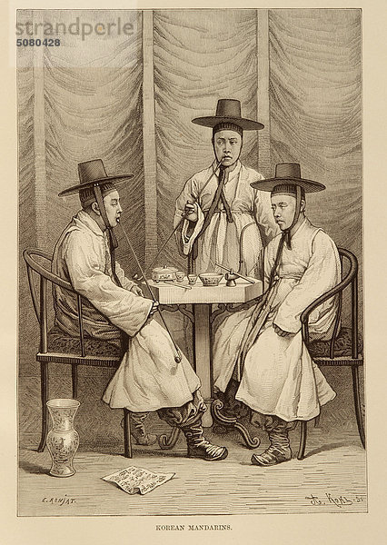 Koreanische Mandarinen  1880